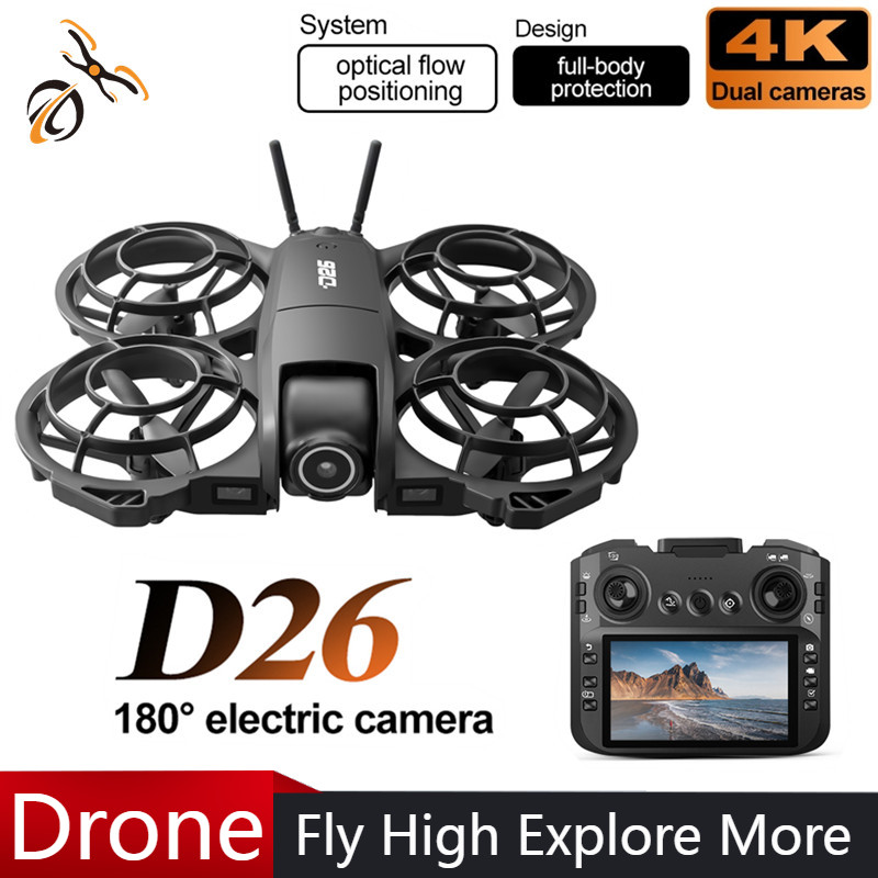 Drone Camera 4K - D26 Drone 4K Aerial HD 180°