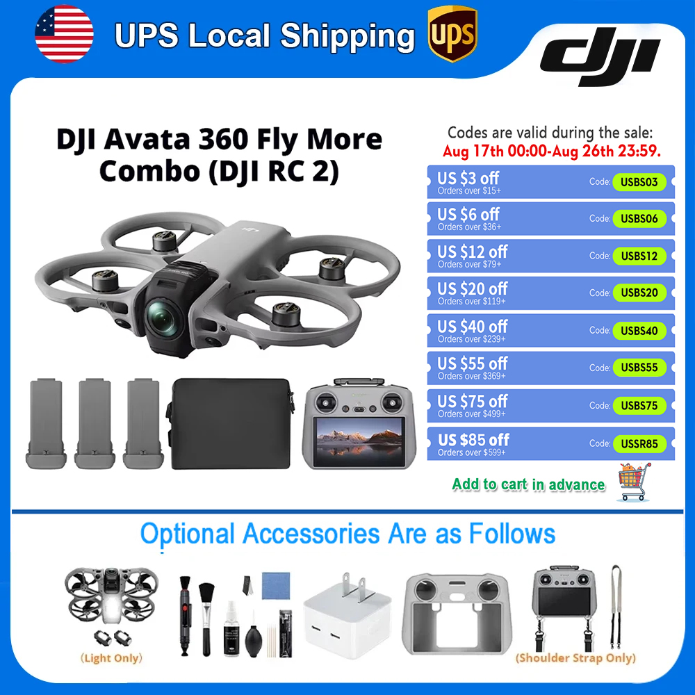 DJI Avata 360 Fly More Combo 4 - Drone Camera Vlog recension och pris