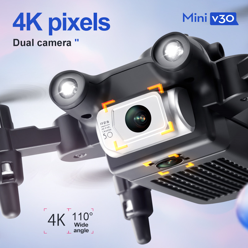 Mini V30 WiFi FPV Drone With 4 - Drone Camera 4K recension och pris
