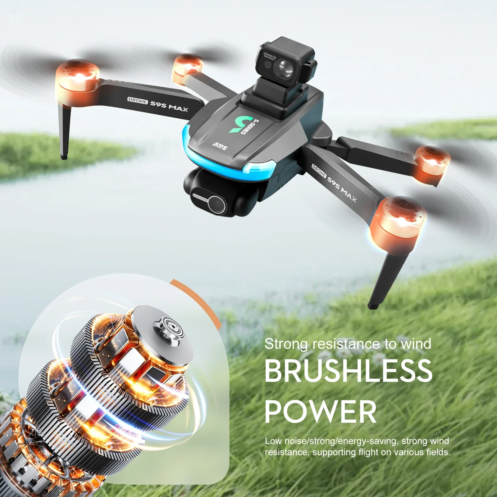 NEW S9S MAX MINI Drone 4K 2-Ax - Drone Camera 4K recension och pris
