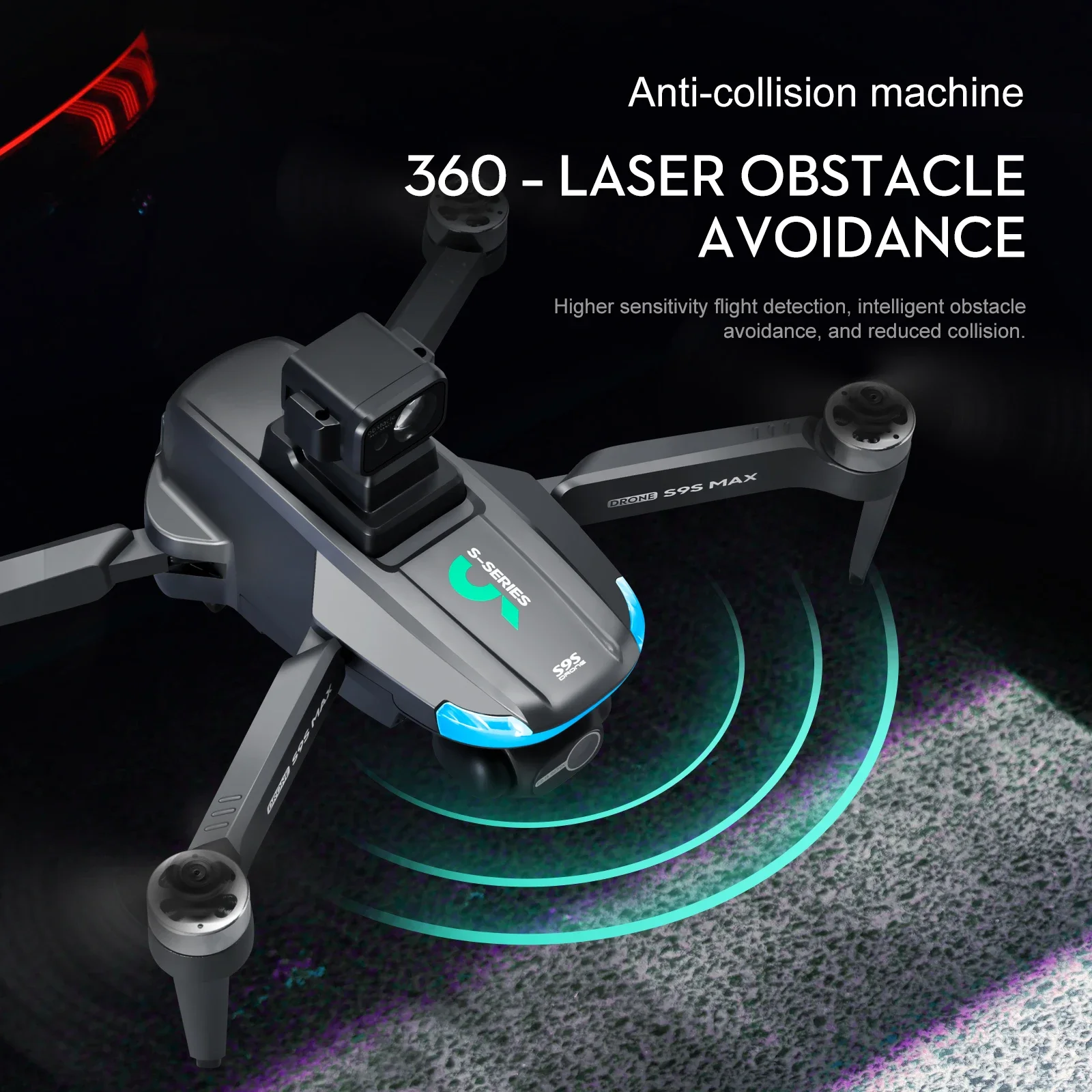 NEW S9S MAX MINI Drone 4K 2-Ax - Drone Camera 4K recension och pris