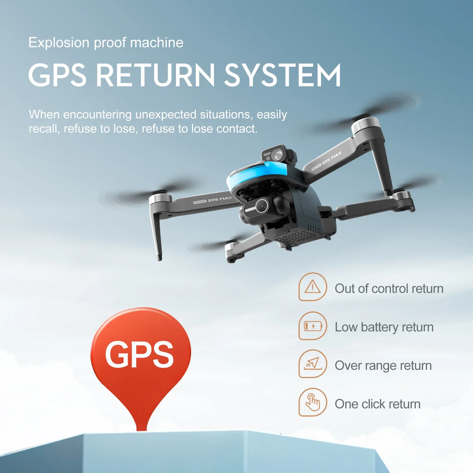 NEW S9S MAX MINI Drone 4K 2-Ax - Drone Camera 4K recension och pris