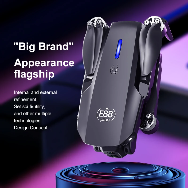 New E88 Plus Quadcopter Drone: - Drone Camera Hd recension och pris