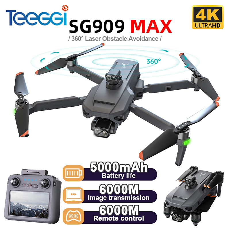 Teeggi SG909 MAX GPS Drone Wit - Drone Camera 4K recension och pris