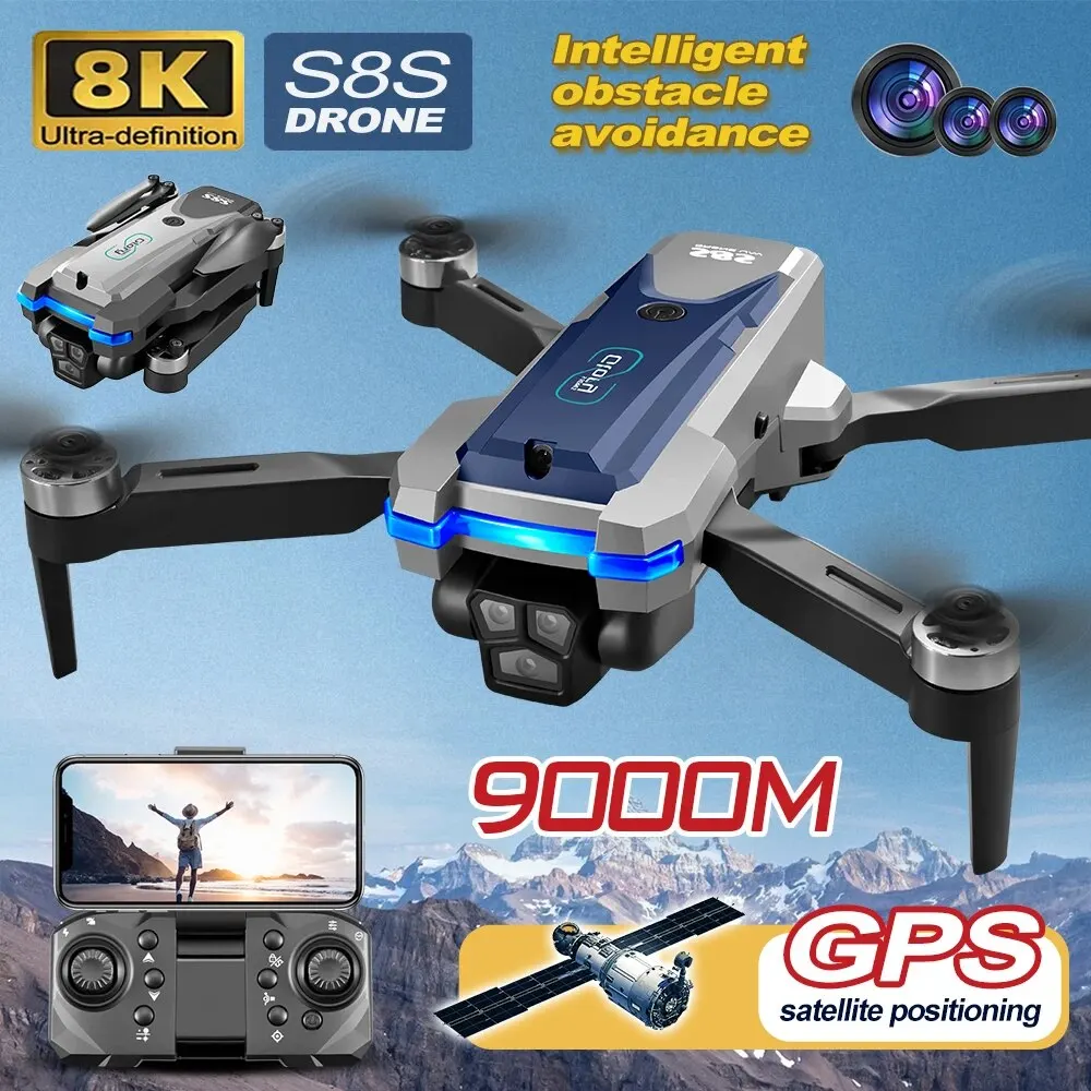 S8S GPS Drone 5G Wifi 8K HD Du - Drone Camera Hd recension och pris